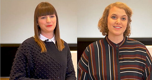 Laura Tihon und Claudia Heller©TU Berlin